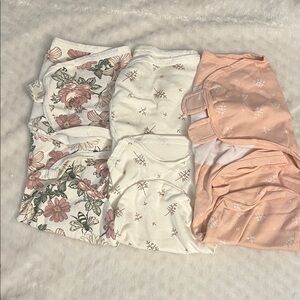 Floral and Pastel Baby Swaddles 0-3 months